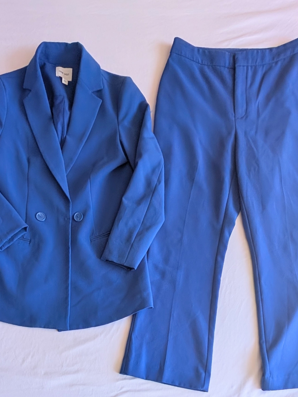 Nine West Vibrant Blue Suit Set Size 4